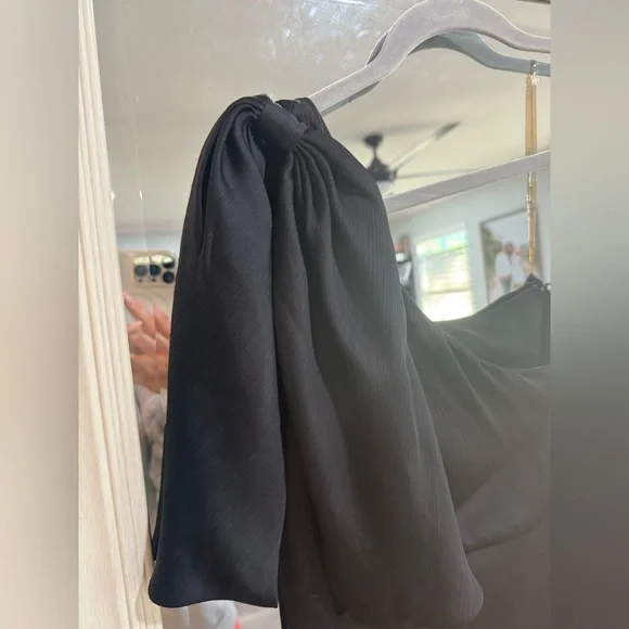 Sachin & Babi One Shoulder Bow Gown - Picture 7 of 7